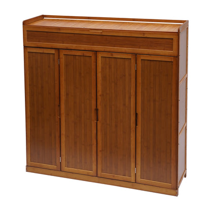 7 Tier Shoe Storage Cabinet with Doors