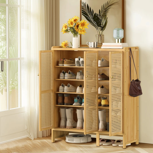 5 Tiers Bamboo Shoe Cabinet
