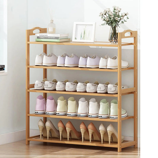 5-Tiers Bamboo Shoe Rack
