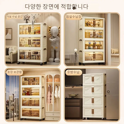 Foldable Storage Box with A Door