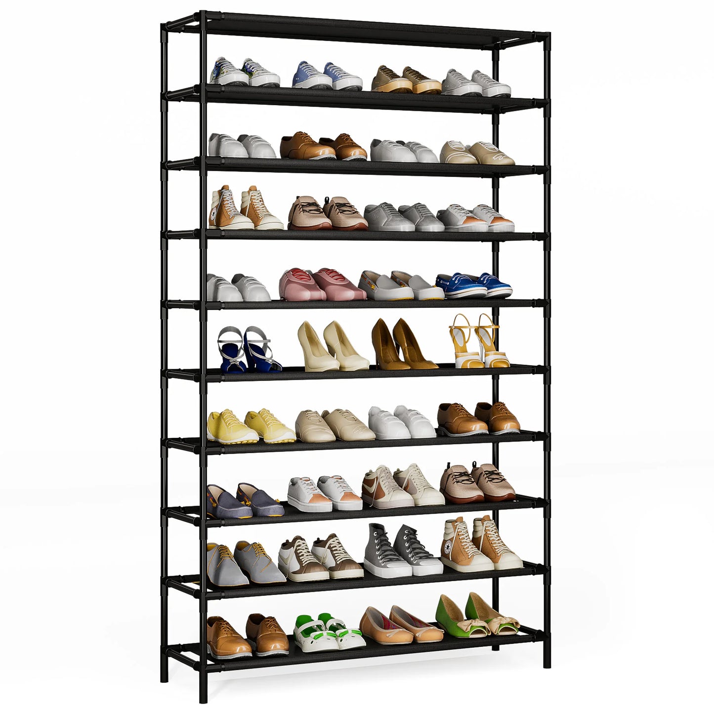 10 Tiers Shoes Rack with Cover