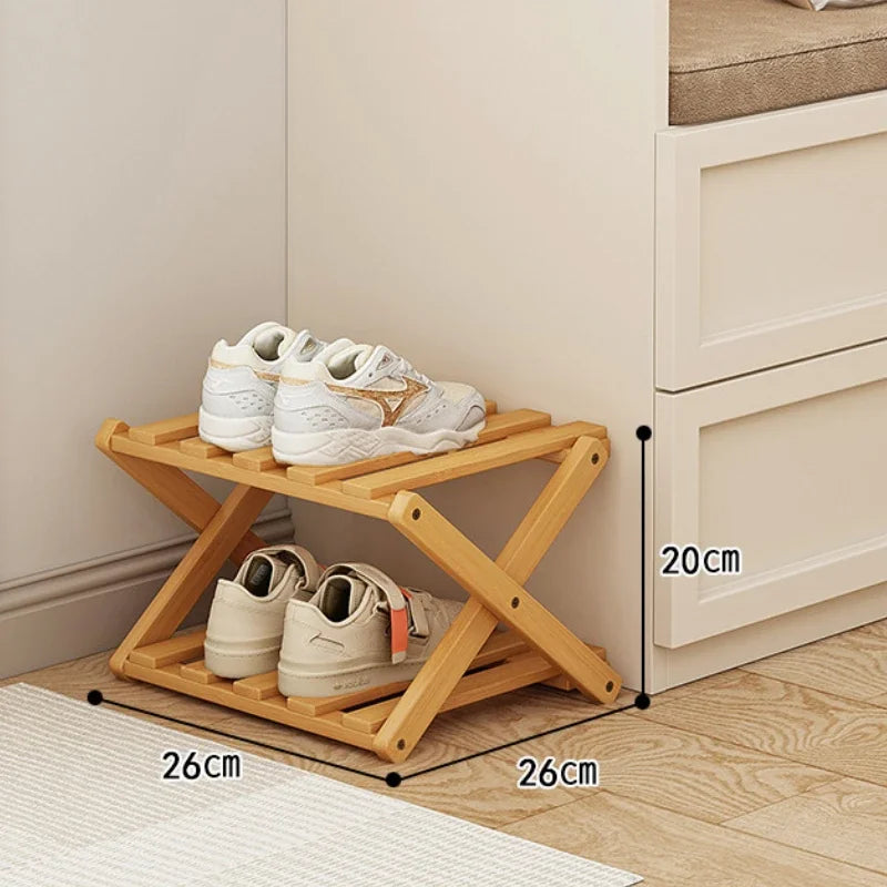 Bamboo Shoe Rack