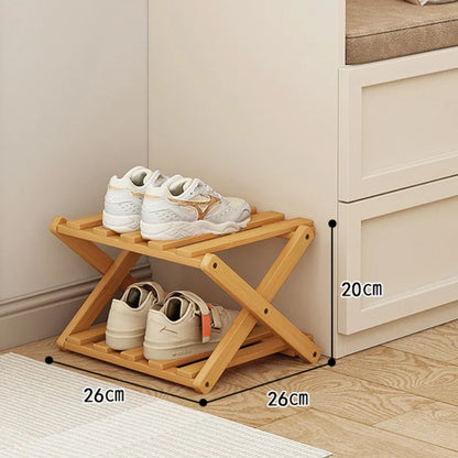 Bamboo Shoe Rack