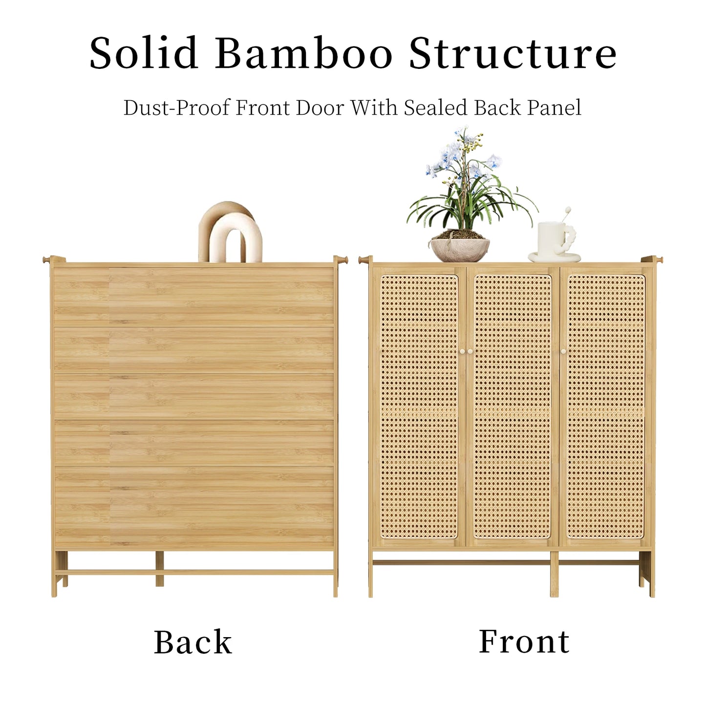 5 Tiers Bamboo Shoe Cabinet