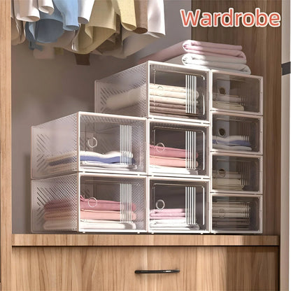 8 Layers Transparent Shoe Rack