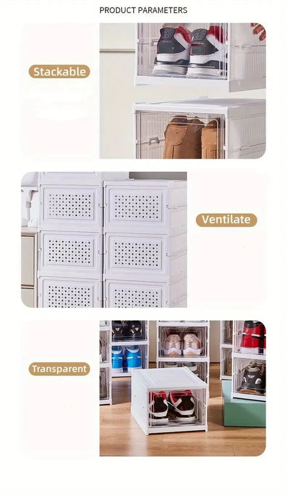 Foldable Transparent Shoerack