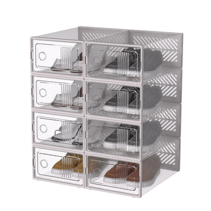 8 Layers Transparent Shoe Rack