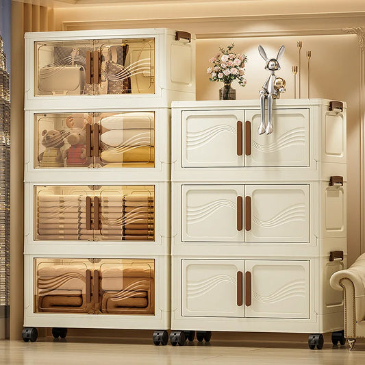 Foldable Storage Box with A Door