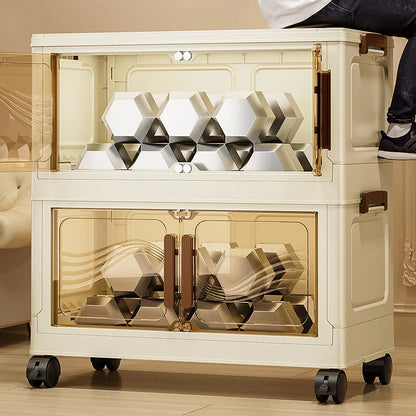 Foldable Storage Box with A Door