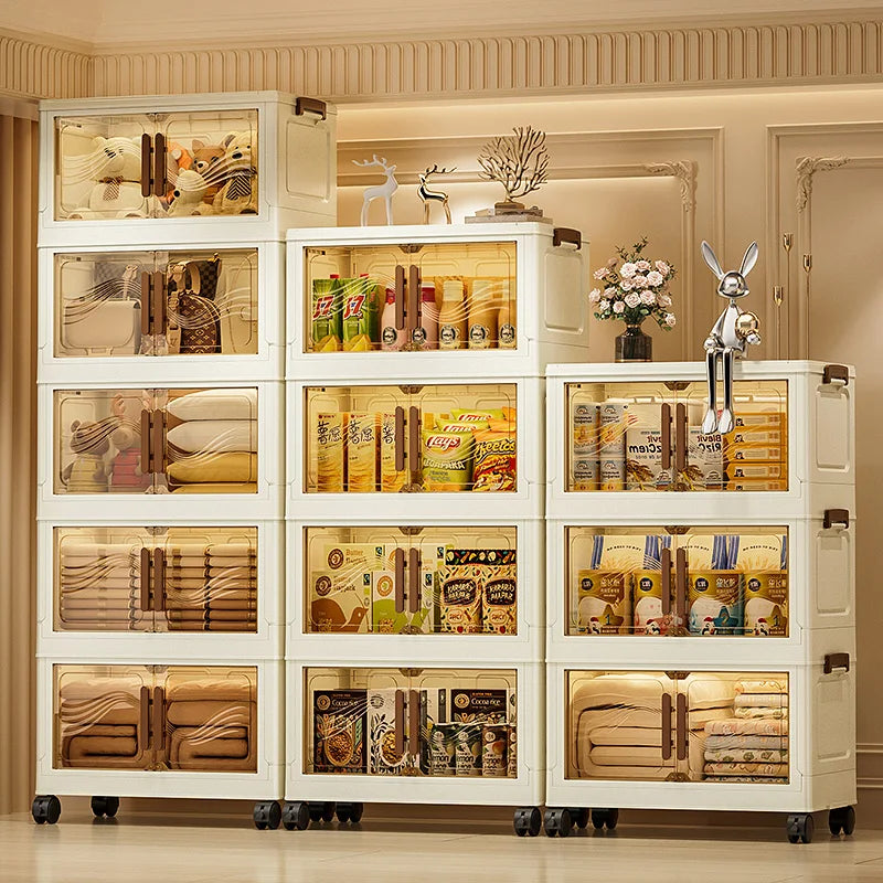 Foldable Storage Box with A Door