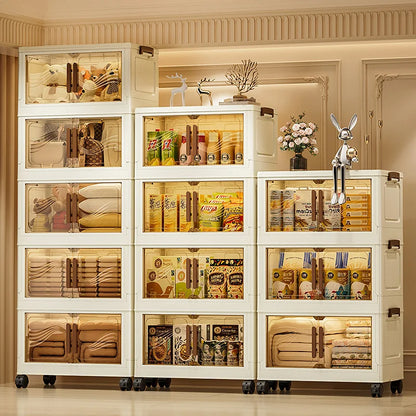 Foldable Storage Box with A Door