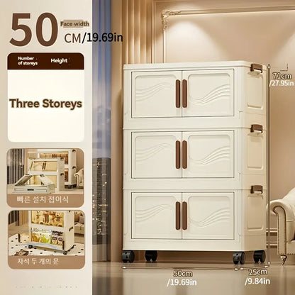 Foldable Storage Box with A Door