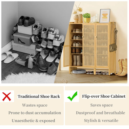 5 Tiers Bamboo Shoe Cabinet