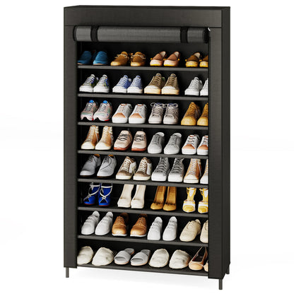 10 Tiers Shoes Rack with Cover