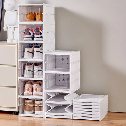 Foldable Transparent Shoerack