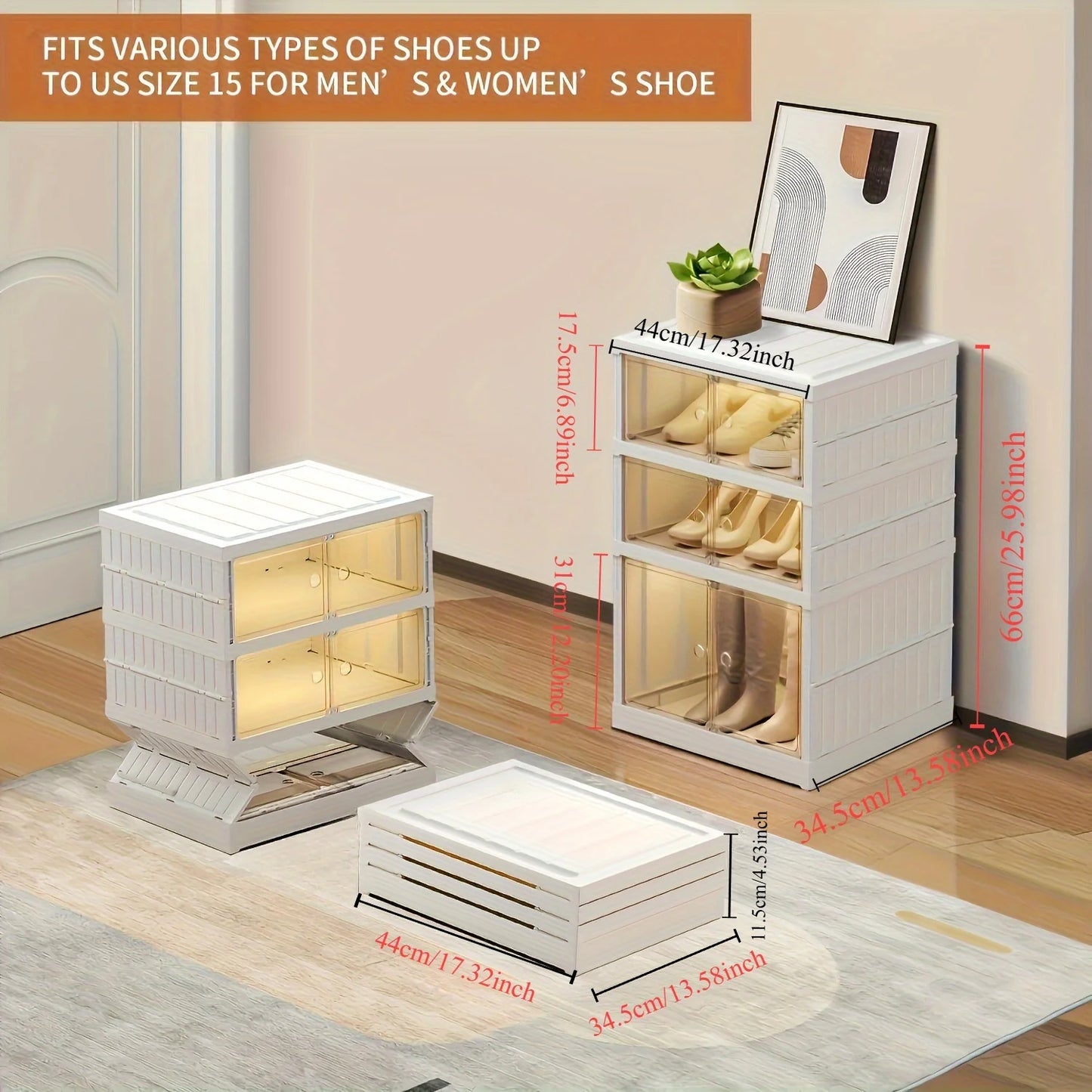 Foldable Shoe Rack