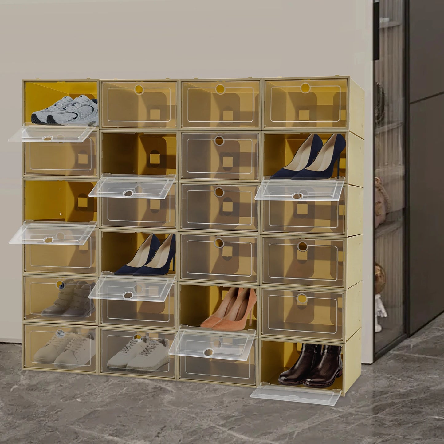 Transparent Shoe Rack