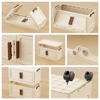 Foldable Storage Box with A Door