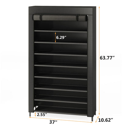 10 Tiers Shoes Rack with Cover