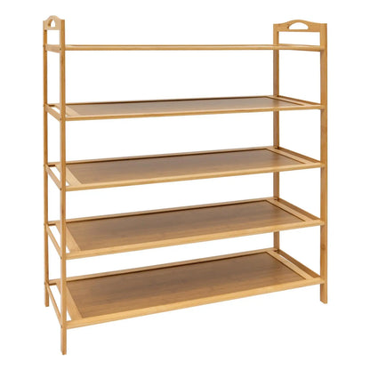 5-Tiers Bamboo Shoe Rack
