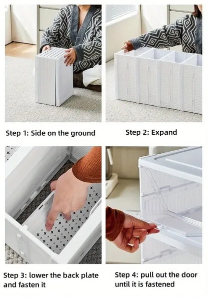 Foldable Transparent Shoerack
