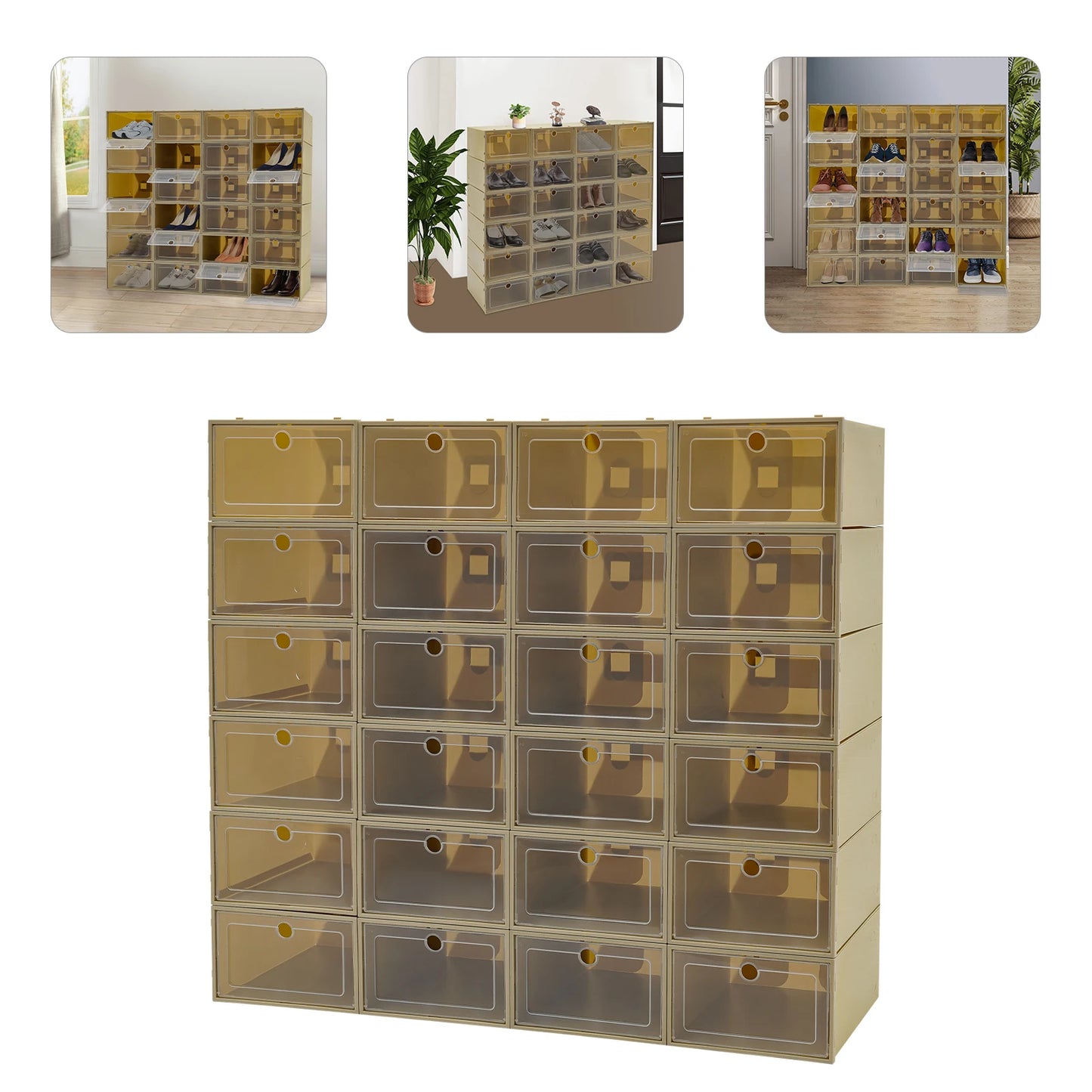 Transparent Shoe Rack