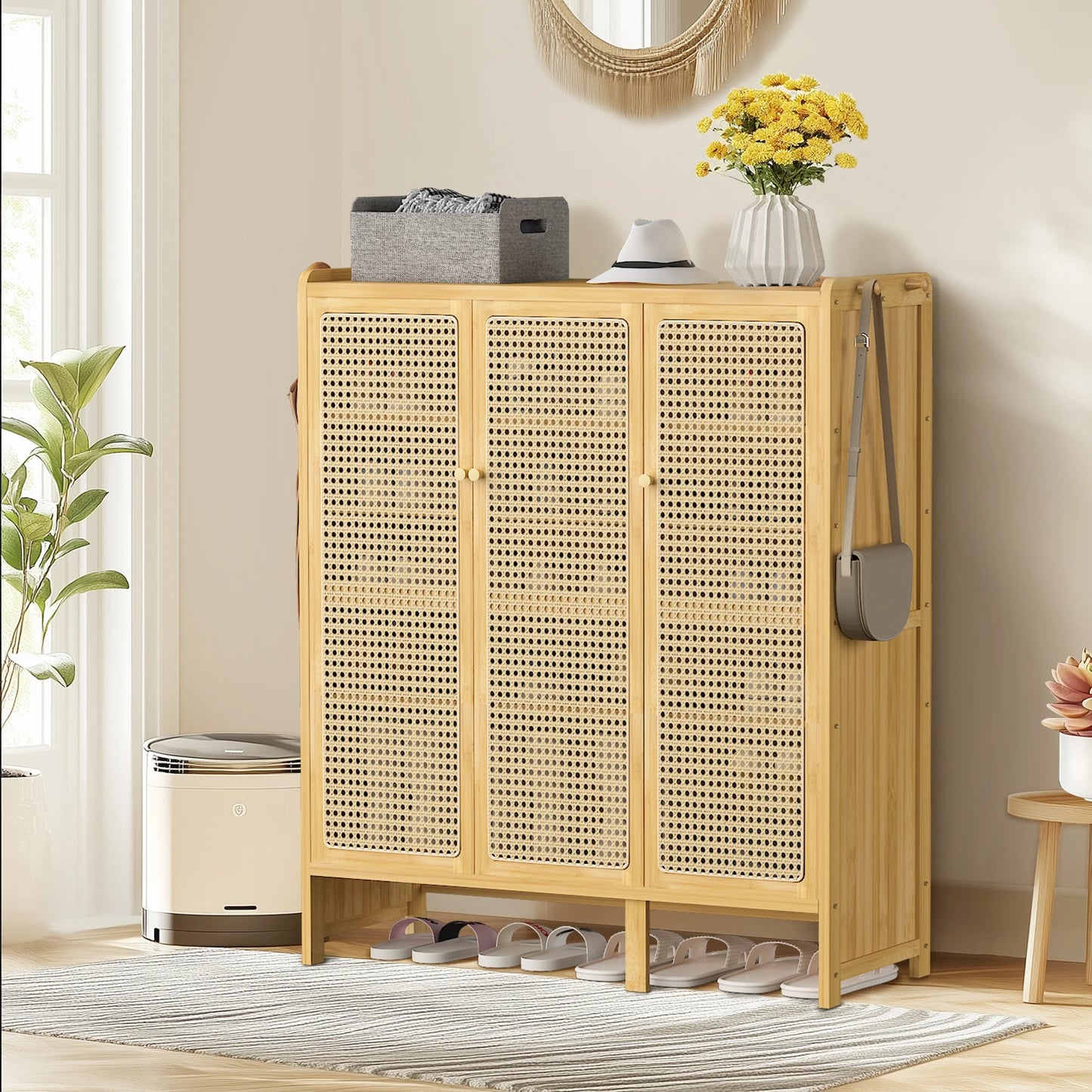5 Tiers Bamboo Shoe Cabinet
