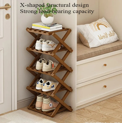 Bamboo Shoe Rack
