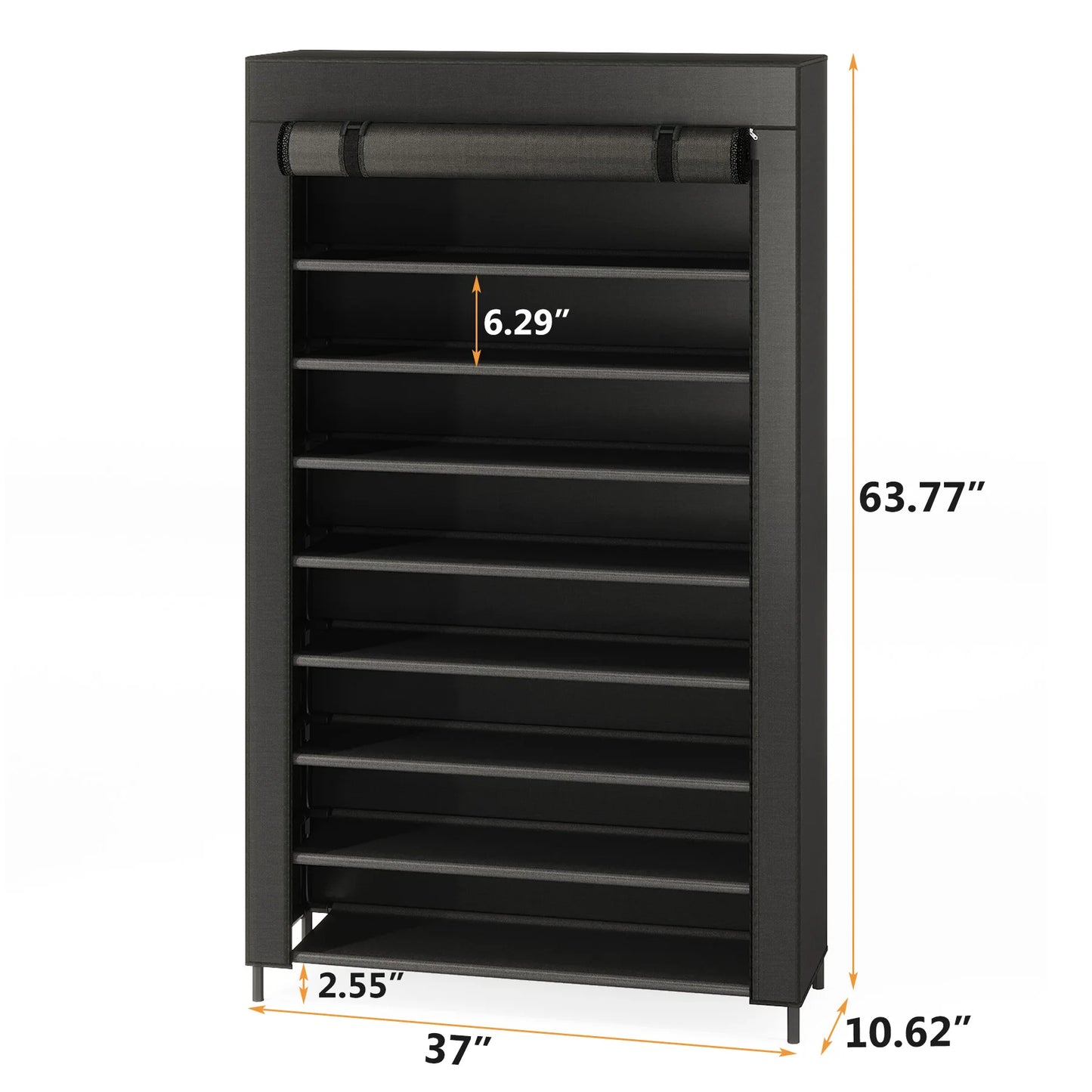 10 Tiers Shoes Rack with Cover