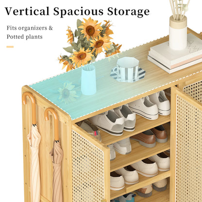 5 Tiers Bamboo Shoe Cabinet